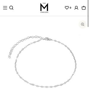 The M Jewelers silver choker